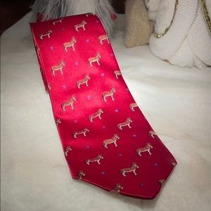 Tango by Max Raab ~ Red tie with donkeys